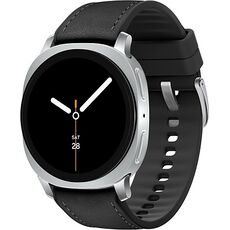 Galaxy Watch8 | 40 мм | Silver | Hybrid/Black | S/M/L, Размер: 40 мм, Цвет: Silver, Тип ремешка: Hybrid, Цвет ремешка: Black, Размер ремешка: S/M/L, Подключение часов: Bluetooth / Wi-Fi